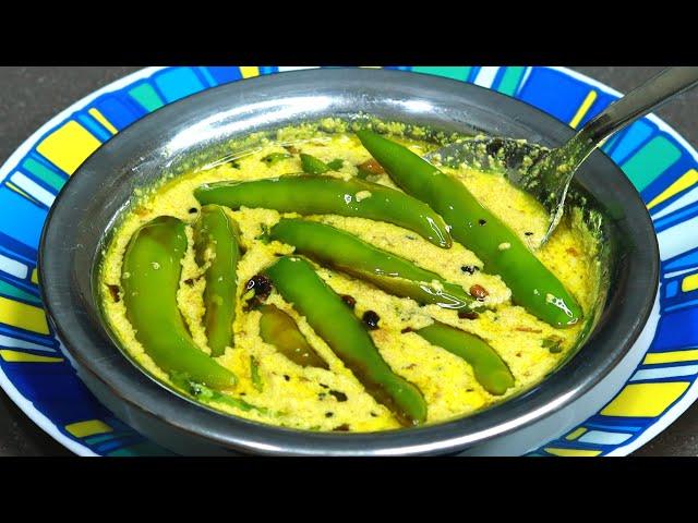 തൈരും മുളകും ഇങ്ങനെ കഴിച്ചിട്ടുണ്ടോ| Kerala Traditional Rice Side Dish| Curd Green Chilli Recipe