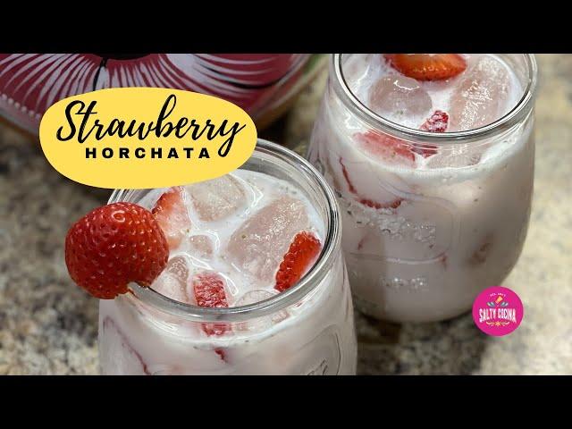 Creamy Strawberry  Horchata