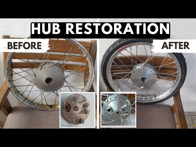 Motorcycle hub restoration