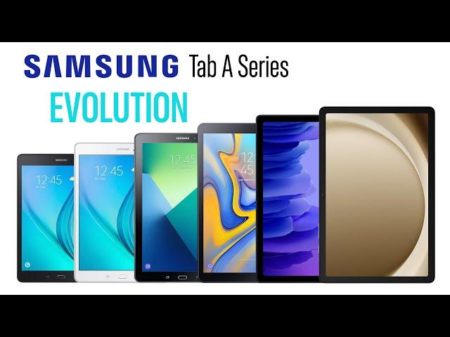 Evolution of the SAMSUNG Galaxy Tab A Series