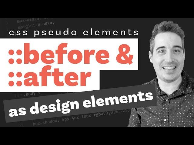 CSS Before and After pseudo elements explained - part three: as design elements