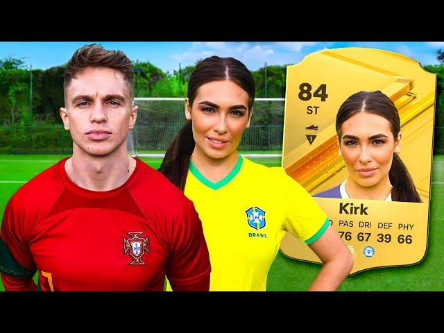 I Challenged The BEST Women’s Footballer and She ____ Me ️