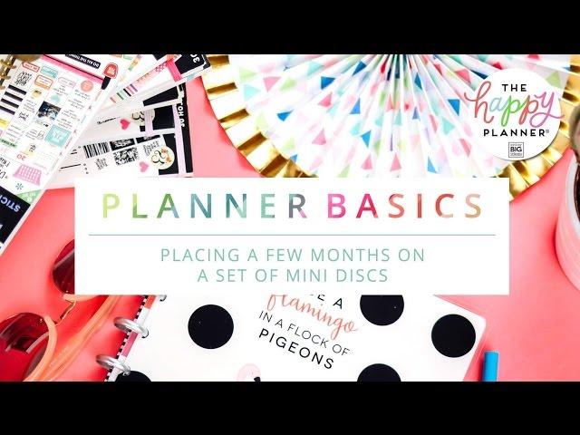 Planner Basics // Downsizing your Happy Planner®