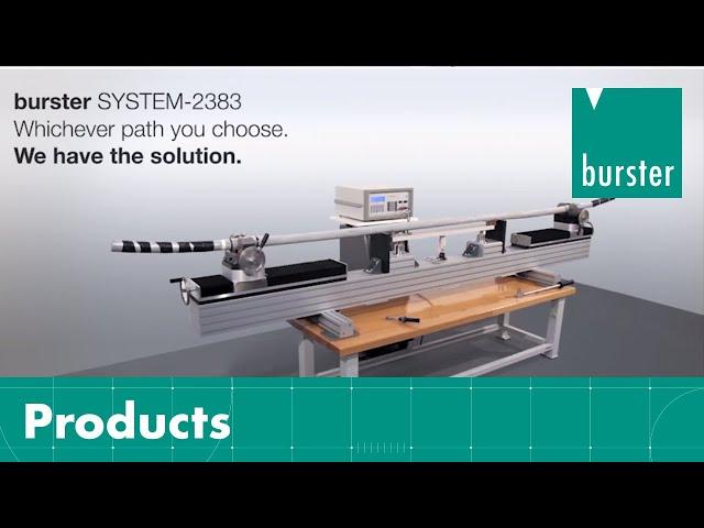 burster System 2383 - The new generation of cable precision measurement