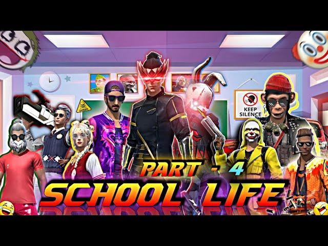 Free Fire School Life  | [PART-04] | SCHOOL IN DANGER ️️ | @Hellorawdy