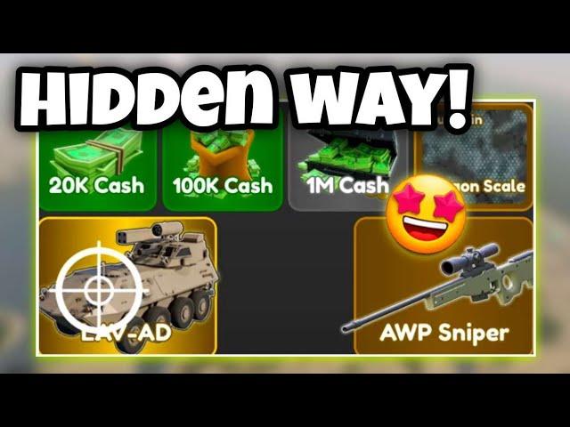 How To Get LAV-AD Super Fast! | War Tycoon