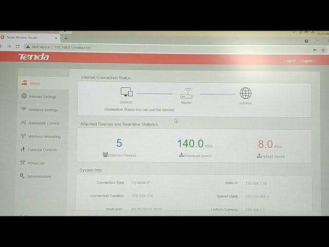 Cara limit bandwidth di tenda n301