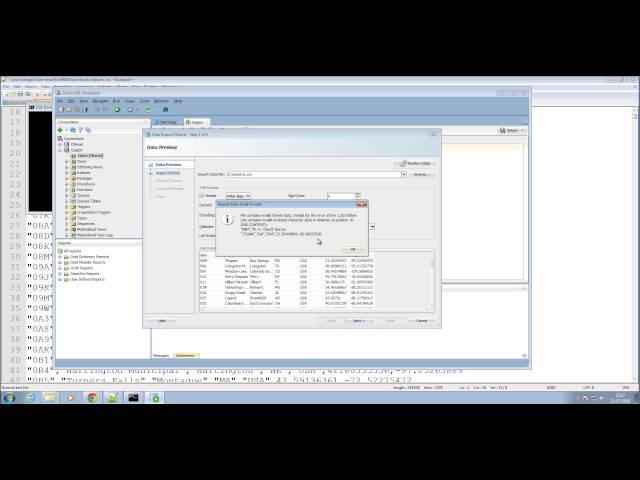 How to Import CSV, Excel, TXT  into Oracle Database With Oracle SQL Developer