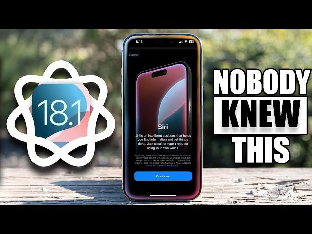 iOS 18.1 is AMAZING! - Try these 10 Apple intelligence Features First!