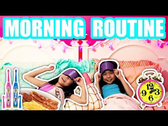 MORNING ROUTINE - NO SCHOOL | Tran Twins