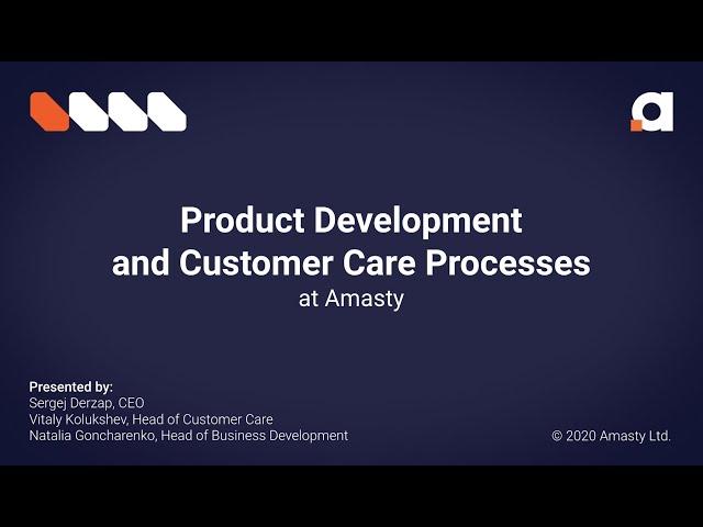 Extensions Development and Customer Service at Amasty [Open Webinar | Q1 2020]