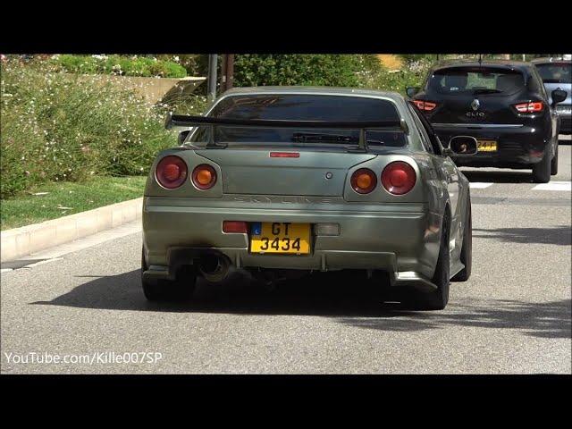 Nissan Skyline GTT R34 in Monaco 1080p