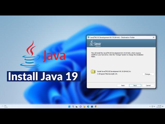 How to Download and Install Java 19 on Windows 11