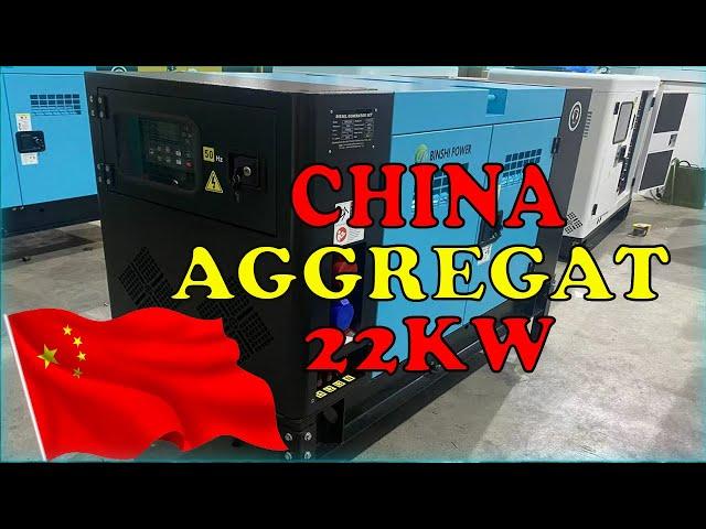 CHINA Aggregat bei Alibaba bestellt. 22KW 28KVA Binshi Diesel Aggregat. Taugt es was? Belastungstest