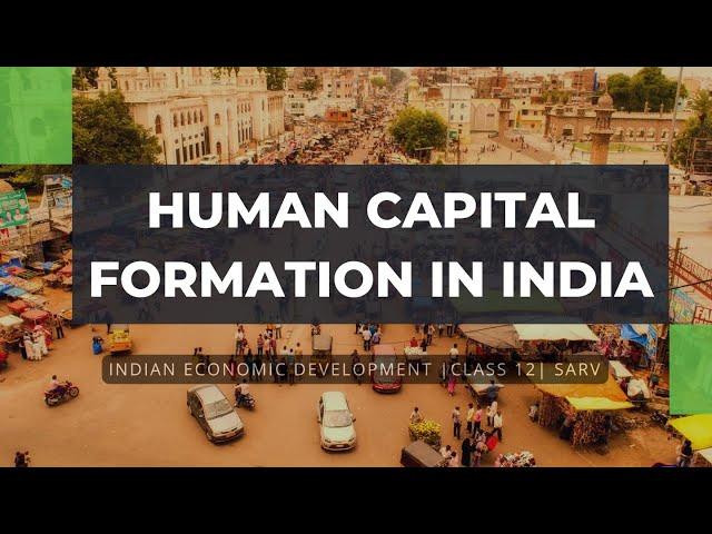 Human Capital Formation In India | Indian Economic Development