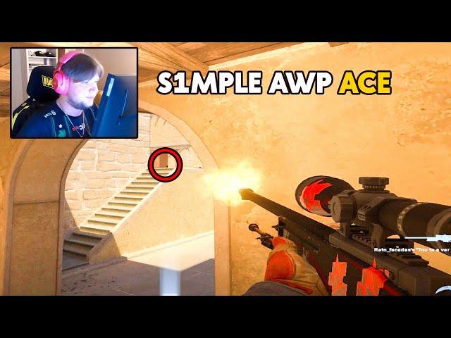 S1MPLE dominates with the Awp and gets an Ace! CS2 Highlights