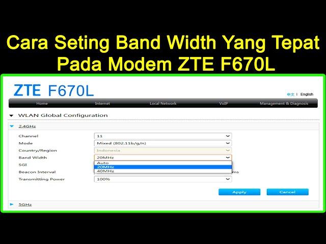 Cara Mengatur Band Width Secara Maksimal Agar Internet Kencang ~ Modem ZTE F670L