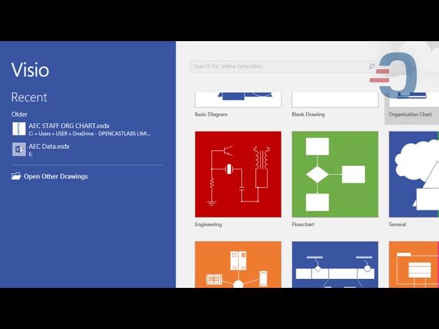 How to create an organization chart using Microsoft Visio 2016