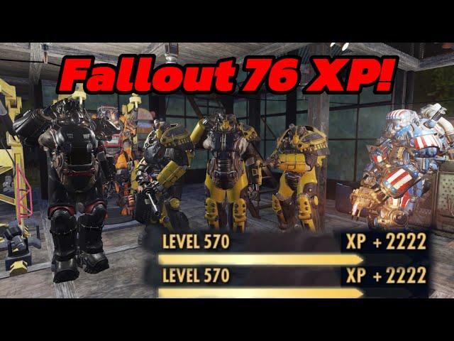 FALLOUT 76 BEST WAY TO GET XP RIGHT NOW!