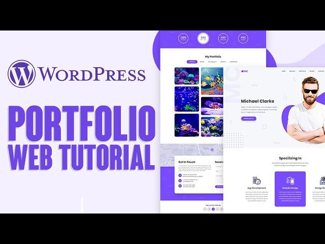 How To Make A Portfolio Website Using WordPress | Easy Tutorial (2024)