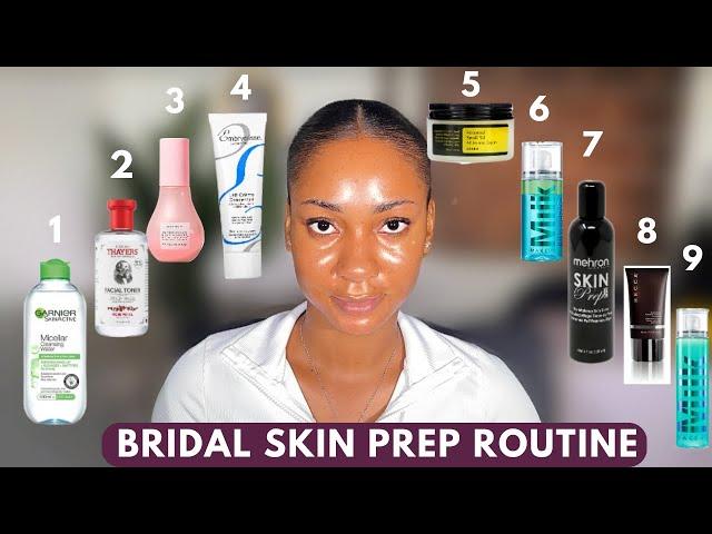 UPDATED BRIDAL SKIN PREP ROUTINE FOR 2023