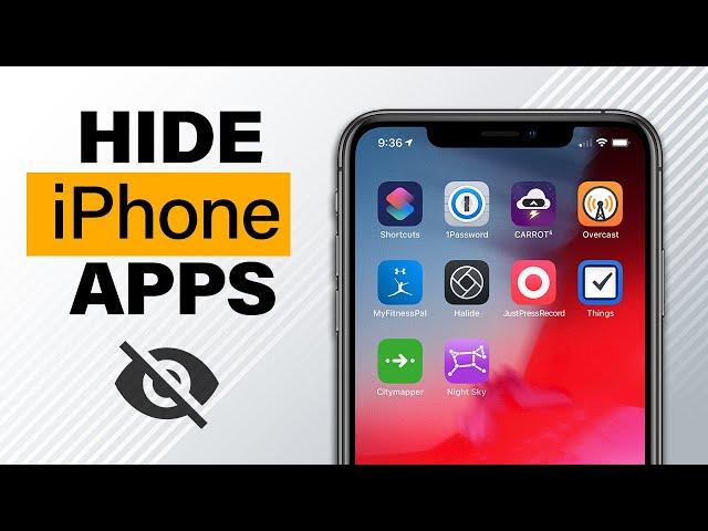 4 Ways to Hide iPhone Apps 2022 | How to Hide iPhone Apps