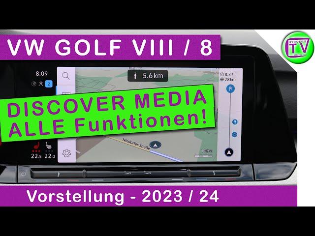 Infotainment und Discover Media VW Golf VIII (CD) MOVE Vormopf 2024