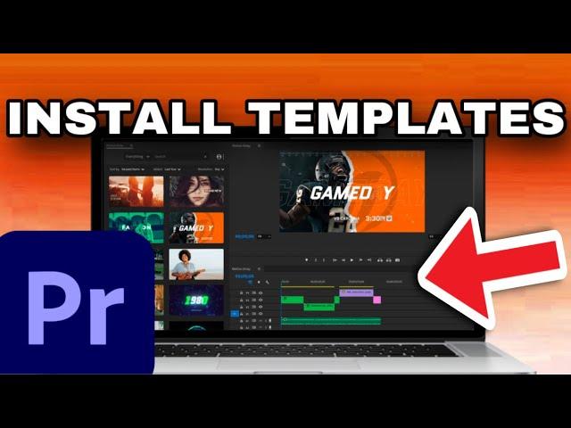 How To Install Motion Graphics Templates From Motion Array Into Premiere Pro 2024