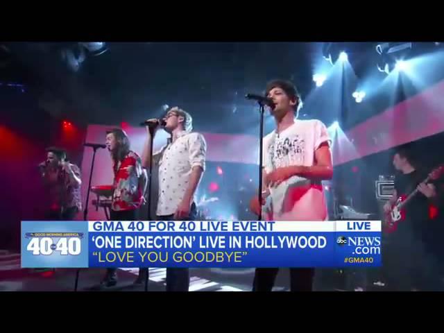 One Direction - Love You Goodbye (Live on GMA) HQ