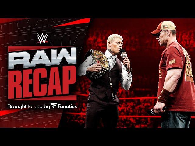 John Cena BREAKS UP with the WWE Universe, Rhea Ripley steals contract: Raw Recap, March 17, 2025