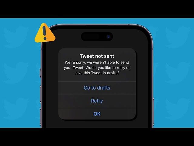 Twitter 'Tweet not sent' error troubling a section of users