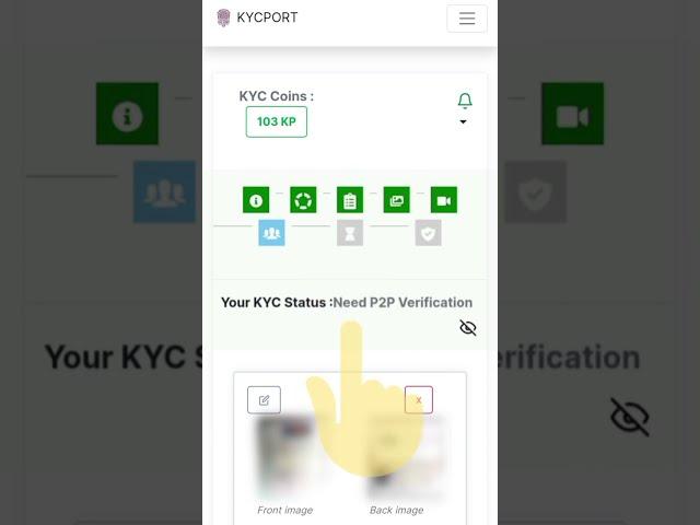 Yadda ake P2P VERIFICATION KYC na SIDRA []   KYC NA BIYU