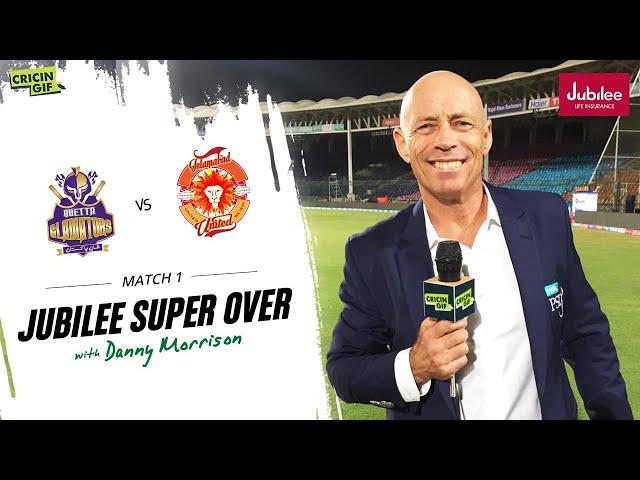 MATCH 1 - JUBILEE SUPER OVER - Quetta Gladiators vs Islamabad United | Cricingif