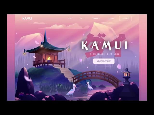 kamui website design  UI/UX Design Animation Examples For Inspiration