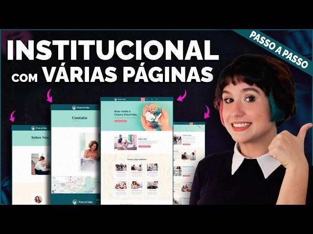 Como criar site Institucional com várias páginas no Wordpress e Elementor (Passo a Passo Completo)