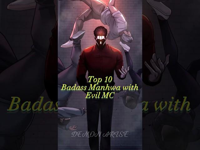 Top 10 Badass Manhwa with Evil MC #manga #manhwa #villain #top10 #manga #manhwatoread #shorts #op