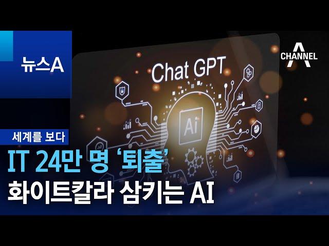 [세계를 보다]IT 24만 명 ‘퇴출’…화이트칼라 삼키는 AI | 뉴스A