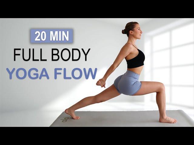 20 Min YOGA FLOW | Full Body Strength + Flexibility | Feel Good + Stretch | No Repeat