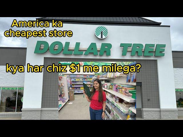 सस्ते सामान के लिए Best अमेरिकन Store | Cheapest store in America | Dollar Tree | Indian in USA