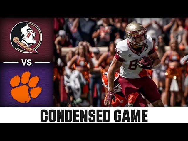 Florida State vs. Clemson Condensed Game | 2023 ACC Football