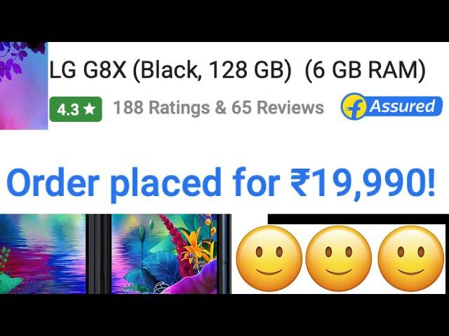 LG G8X || Ordered Successfully || Flipkart || Big Billion Days || 2nd Attempt