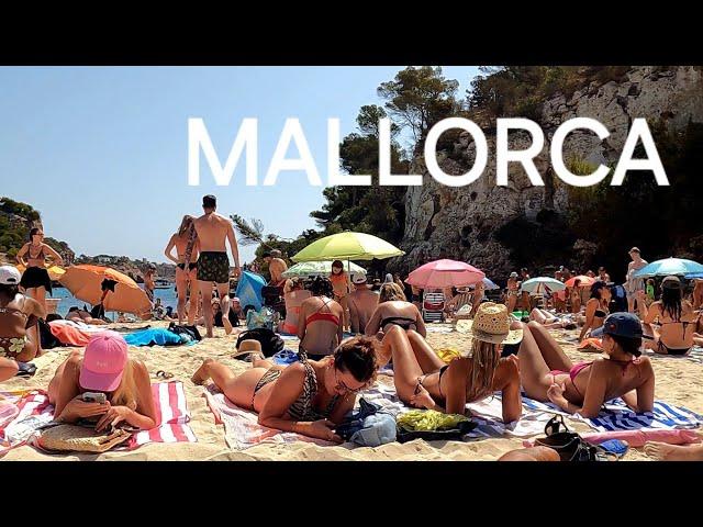 Cala LLOMBARDS  PARADISIAC beach in MALLORCA island  Spain 2024 4K