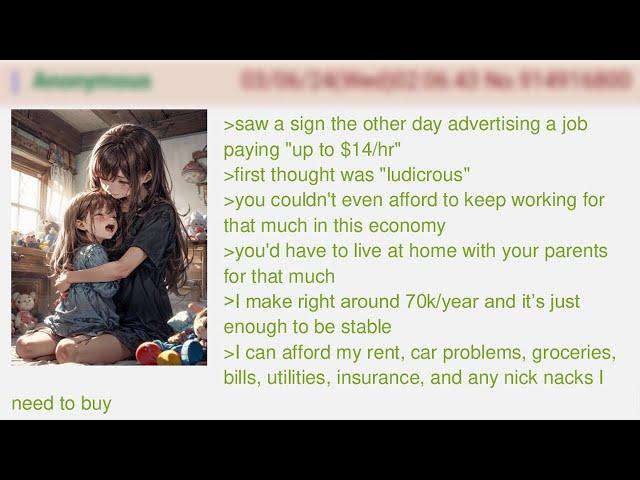 I Don't Know How People Live On Less Than $70k | 4Chan Greentext Stories