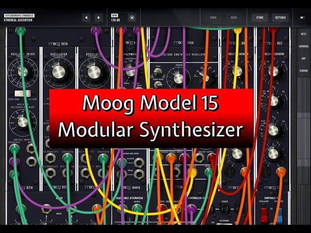 Model 15 Modular Synthesizer by Moog - The BIG Sound Test - Demo for the iPad