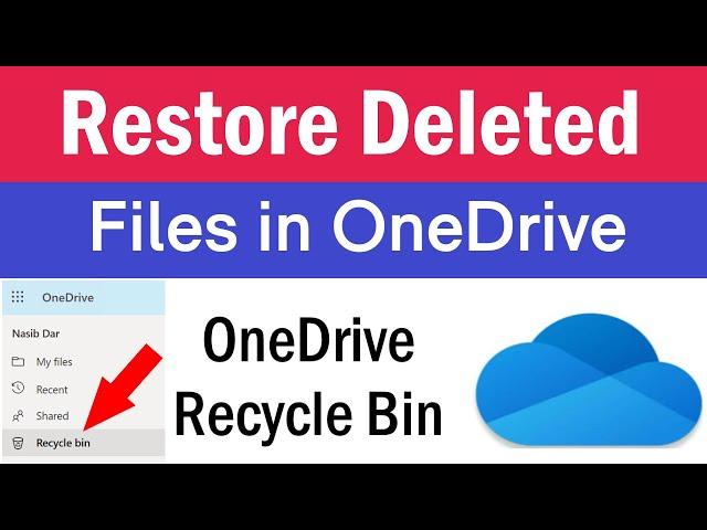 How to Restore Deleted Files and Folders in Microsoft OneDrive | OneDrive Recycle Bin | OneDrive