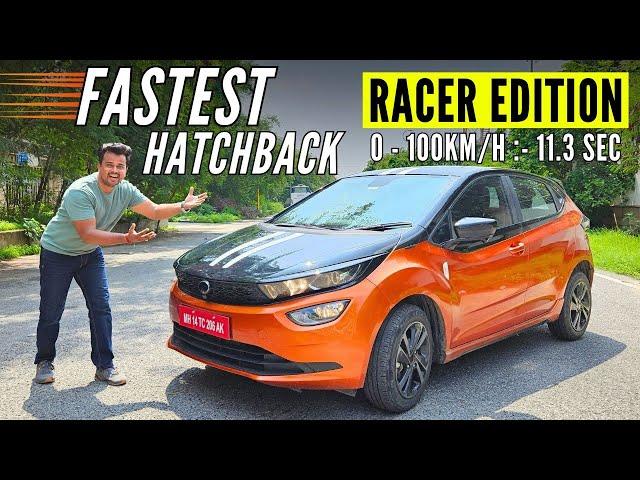 2024 Tata Altroz Racer Edition Walkaround Review - FASTEST HATCHBACK | 0 - 100km/h In 11 Seconds