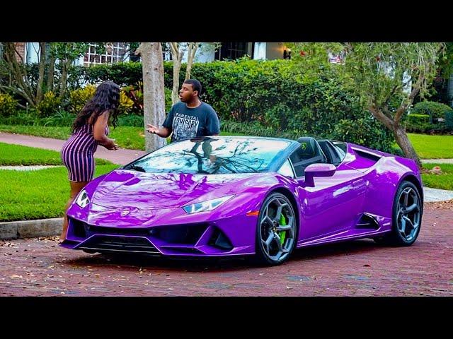 PICKING UP UBER RIDERS IN A LAMBORGHINI HURACAN PRANK!!