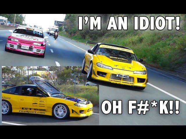 I'm an Idiot! Nearly Crashed My Race Car on Highway at 100kph, All on Camera