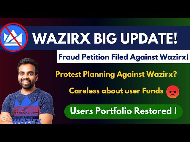 Breaking : Fraud Petition Filed Against Wazirx Exchange | Wazirx Hack Update Tamil