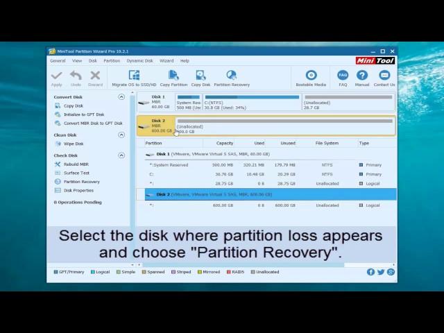 Recover partition and data after diskpart clean command